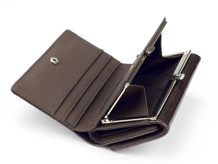 Portfel damski skórzany skóra naturalna Gregorio 