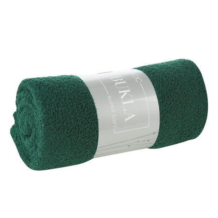 KOC BUKLA 150 X 200 CM CIEMNOZIELONY