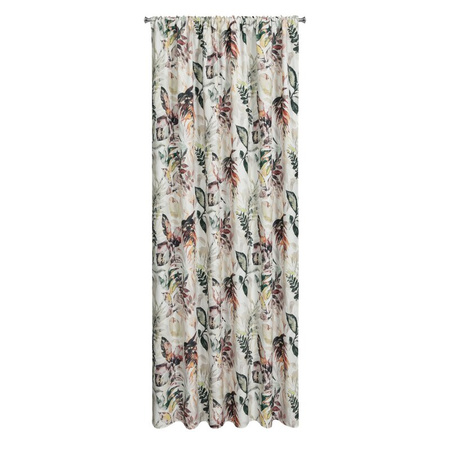ZASŁONA GOTOWA GARDEN2 NA TAŚMIE 155 X 200 CM BIAŁY