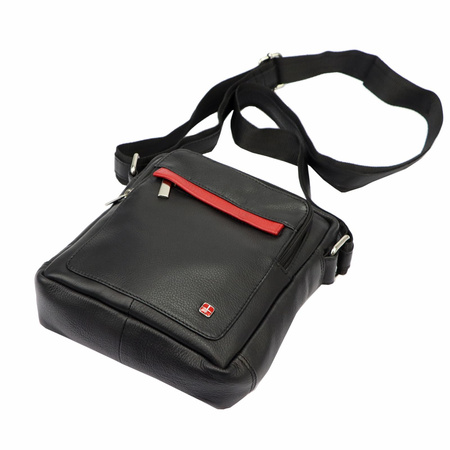 Torba listonoszka saszetka na ramię męska skórzana skóra naturalna  Albatross 