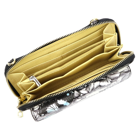 Portfel damski skórzany skóra naturalna Gregorio