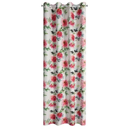 ZASŁONA GOTOWA PETRA 140 X 250 CM BIAŁY