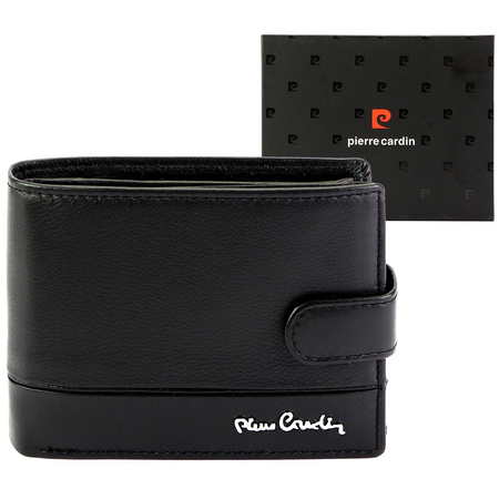 Portfel męski skórzany skóra naturalna Pierre Cardin