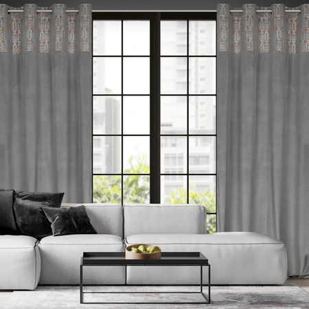 ZASŁONA GOTOWA LIZA 140 X 250 CM STALOWY