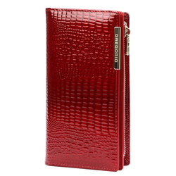 Portfel damski skórzany skóra naturalna Gregorio