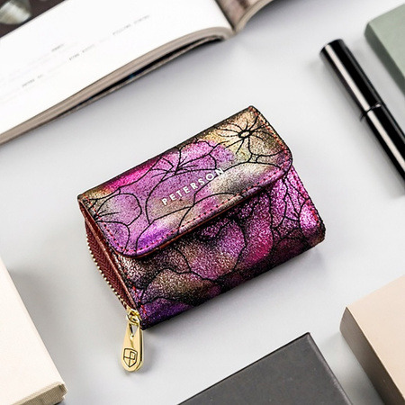 Portfel damski skórzany skóra naturalna  Peterson 