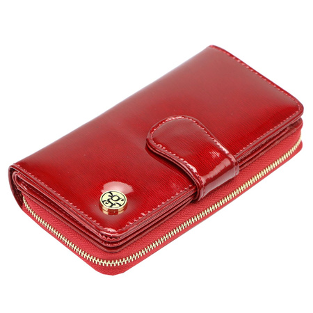 Portfel damski skóra naturalna skórzany Gregorio 