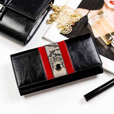 Portfel damski skóra naturalna skórzany Peterson