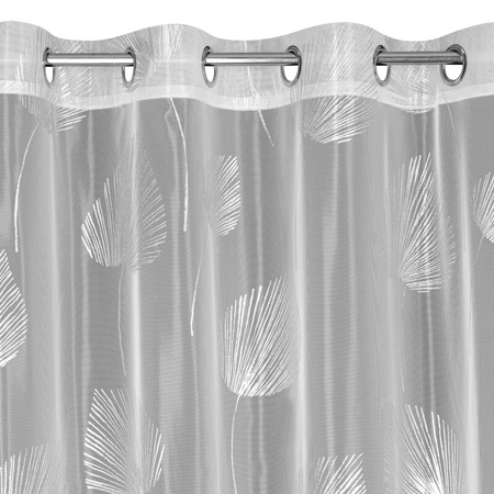 ZASŁONA GOTOWA HELEN 140 X 260 CM BIAŁY