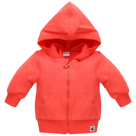 BLUZA ROZPINANA Z KAPTUREM SAILOR CZERWONY 86