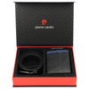Zestaw na prezent dla mężczyzny portfel i pasek męski skórzany Pierre Cardin