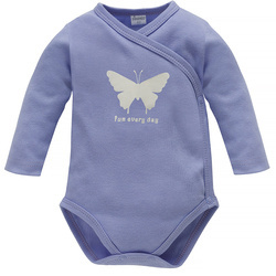 Body z długim rękawem niemowlęce lawenda rozpinane Imagine Pinokio