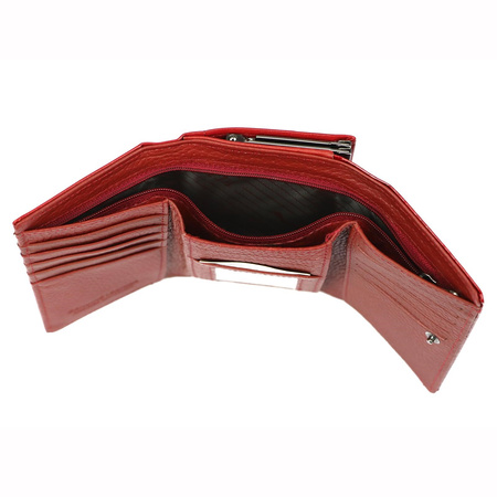 Portfel damski skórzany skóra naturalna + skóra ekologiczna Cavaldi