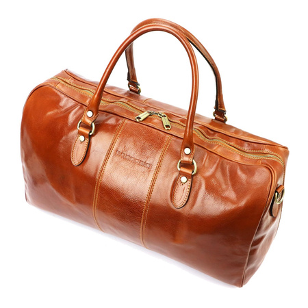 Torba podróżna skórzana skóra naturalna Gregorio 