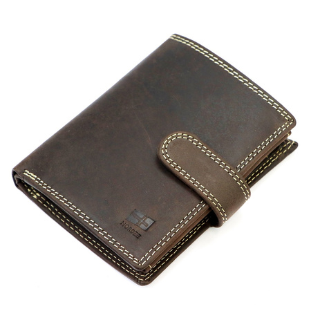 Portfel męski skórzany skóra naturalna Nordee 