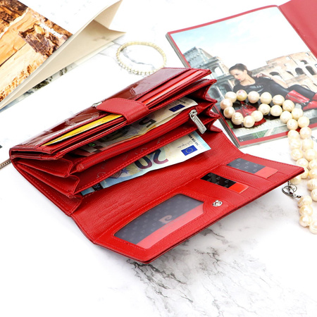 Portfel damski skóra naturalna skórzany Pierre Cardin