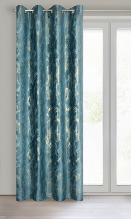 ZASŁONA GOTOWA MELODY 140 X 250 CM GRANATOWY