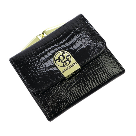 Portfel damski skórzany skóra naturalna Gregorio