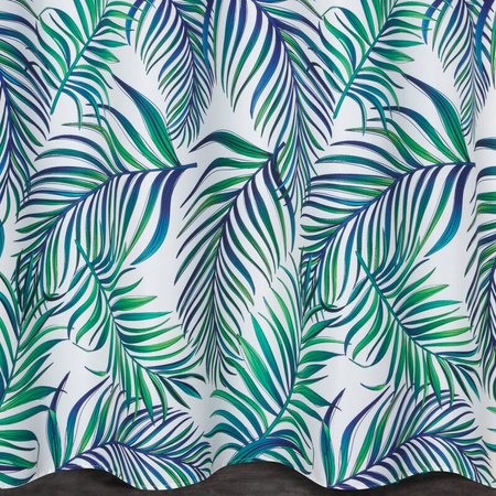 ZASŁONA GOTOWA D91 PALMS 02 140 X 250 CM BIAŁY