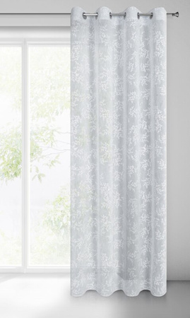 ZASŁONA GOTOWA AMBER 140 X 250 CM SZARY