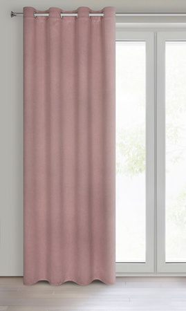 ZASŁONA GOTOWA AMARO 140 X 250 CM PUDROWY RÓŻ