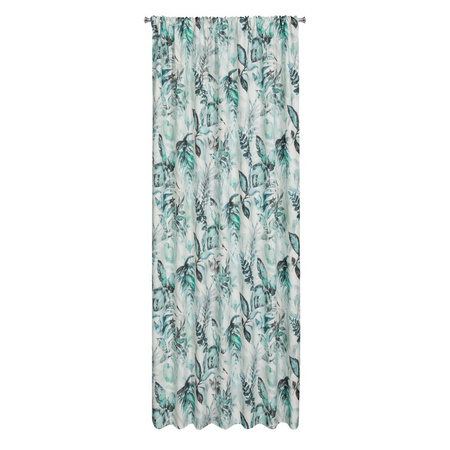 ZASŁONA GOTOWA GARDEN2 NA TAŚMIE 155 X 200 CM BIAŁY