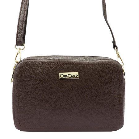 Torebka torebki skórzana skóra naturalna MiaMore damska 