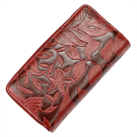 Portfel damski skórzany skóra naturalna + skóra ekologiczna Gregorio