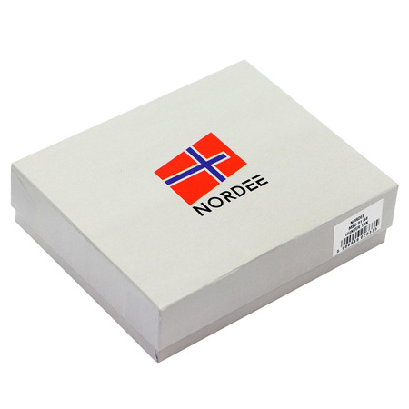 Portfel męski skórzany skóra naturalna Nordee