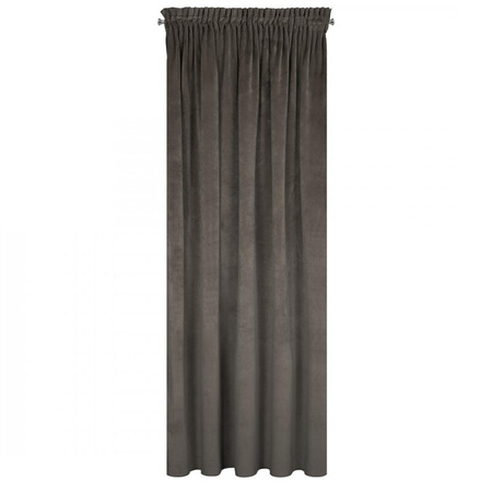 ZASŁONA GOTOWA VILLA NA TAŚMIE 140 X 270 CM GRAFITOWY