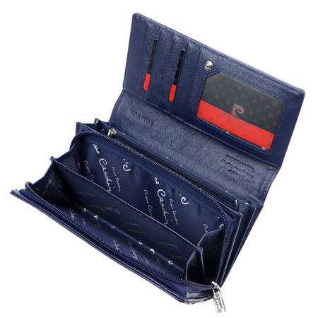 Portfel damski skórzany skóra naturalna Pierre Cardin