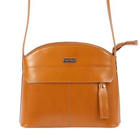 MiaMore torebka listonoszka skóra naturalna czarny