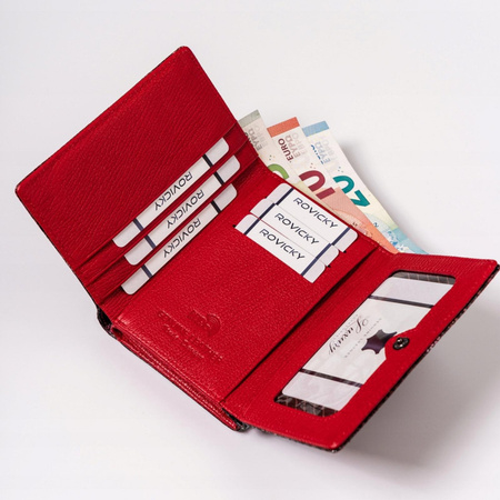 Portfel damski skórzany skóra naturalna Lorenti 