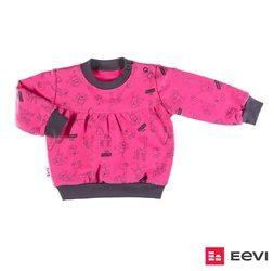 BLUZA SAWANNA DRES DZ DRUK RÓŻ Ewa Klucze