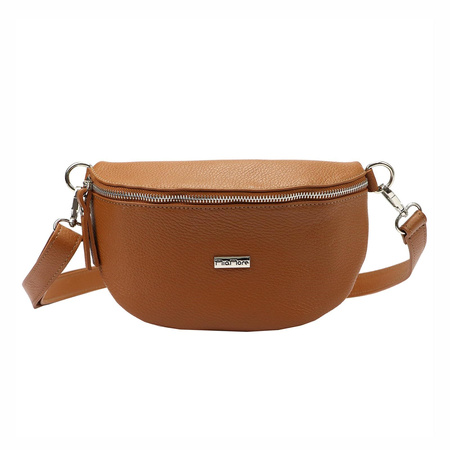 Torebka torebki nerka saszetka skórzana skóra naturalna MiaMore damska 