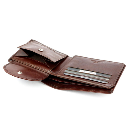 Portfel męski skórzany skóra naturalna El Forrest 