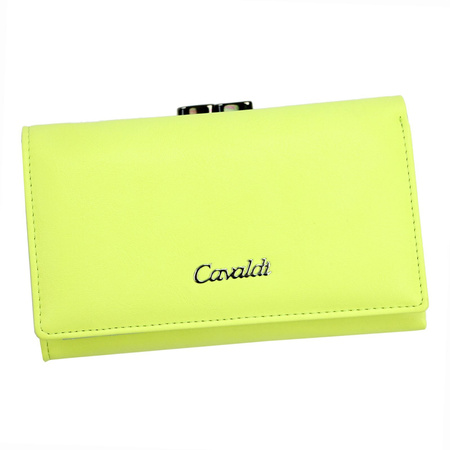 Portfel damski skórzany skóra naturalna + skóra ekologiczna Cavaldi
