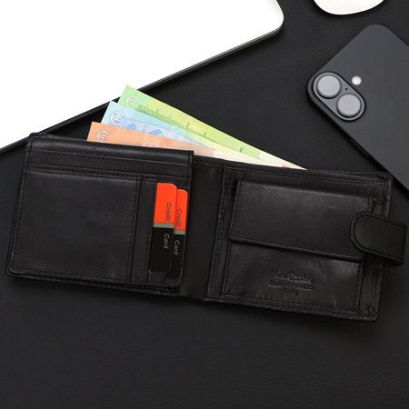 Portfel męski skórzany skóra naturalna Pierre Cardin