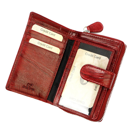 Portfel damski skórzany skóra naturalna El Forrest 