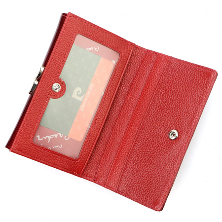 Portfel damski skórzany skóra naturalna Pierre Cardin