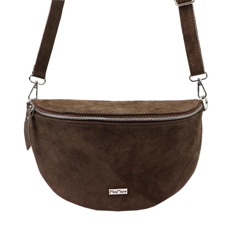 MiaMore torebka listonoszka skóra naturalna fioletowy