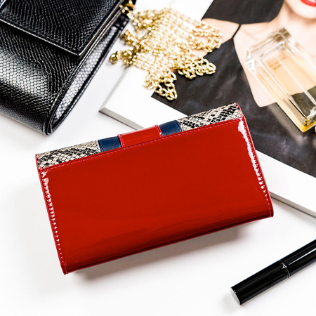 Portfel damski skóra naturalna skórzany Peterson