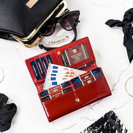 Portfel damski skórzany skóra naturalna  Peterson