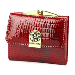 Portfel damski skórzany skóra naturalna Gregorio