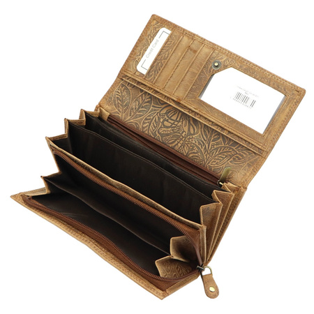 Portfel damski skórzany skóra naturalna Nordee