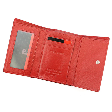 Portfel damski skórzany skóra naturalna Pierre Cardin 