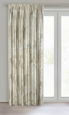 ZASŁONA GOTOWA ELLA NA TAŚMIE 140 X 270 CM KREMOWY