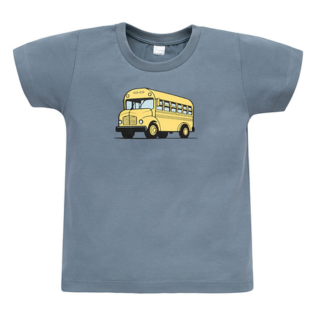 T-shirt FUN TIME niebieski 92