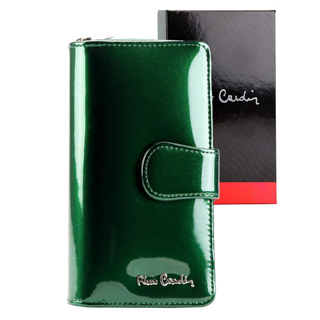 Portfel damski skóra naturalna + skóra ekologiczna Pierre Cardin