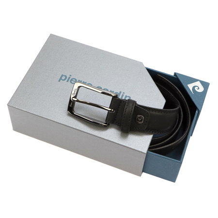 Pasek męski skórzany skóra naturalna+ skóra ekologiczna Pierre Cardin